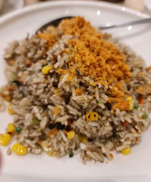 Olive Fried Rice ~ 28/4/22 at Lotus Vegetarian 莲心 - Novena in Central Singapore