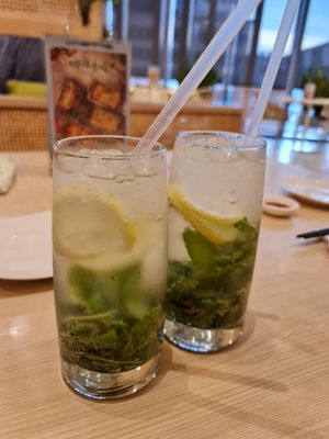 Soda drink ~ 28/4/22 at Lotus Vegetarian 莲心 - Novena in Central Singapore