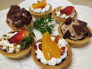 High tea spread at Lotus Vegetarian 莲心 - Novena in Central Singapore