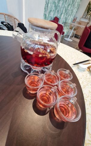 Flower Fruit Tea ~ 15/6/22 at Lotus Vegetarian 莲心 - Novena in Central Singapore