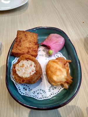 4 types of dim sum at Lotus Vegetarian 莲心 - Novena in Central Singapore