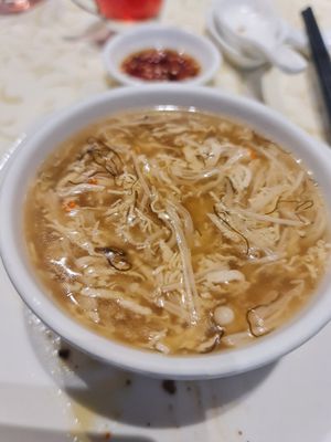 Sharkfin with fa cai ~ 31/10/22 at Lotus Vegetarian 莲心 - Novena in Central Singapore