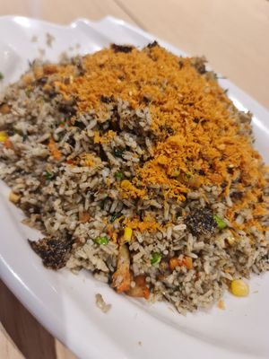 Olive Fried Rice ~ 31/10/22 at Lotus Vegetarian 莲心 - Novena in Central Singapore