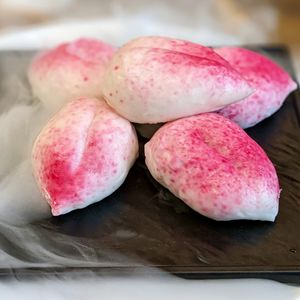 Lotus Paste Longevity Bun at Lotus Vegetarian 莲心 - Novena in Central Singapore