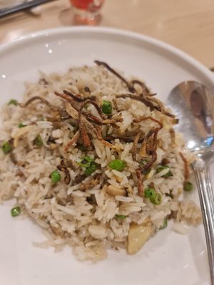 Truffle Fried rice ~ 30/12/22 at Lotus Vegetarian 莲心 - Novena in Central Singapore
