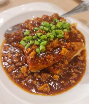 XO sauce Toufu ~ 30/12/22 at Lotus Vegetarian 莲心 - Novena in Central Singapore