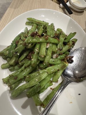 Turnip French beans  at Lotus Vegetarian 莲心 - Novena in Central Singapore