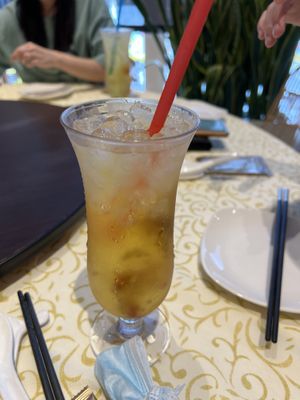 Osmanthus tea - 10/10  at Lotus Vegetarian 莲心 - Novena in Central Singapore