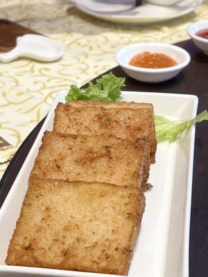 Carrot cake! 10/10  at Lotus Vegetarian 莲心 - Novena in Central Singapore