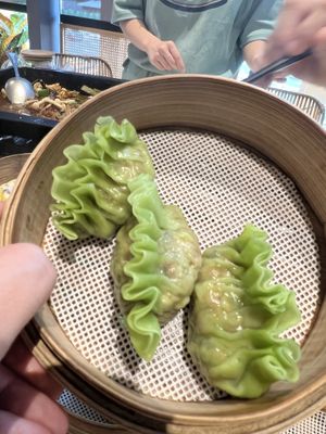 Jade dumplings 10/10  at Lotus Vegetarian 莲心 - Novena in Central Singapore
