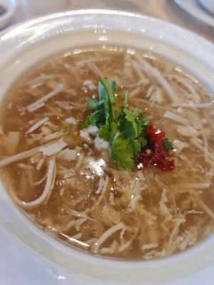 Shark Fin ~ 10/7/23 at Lotus Vegetarian 莲心 - Novena in Central Singapore