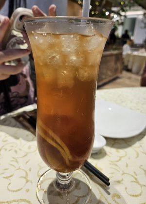 Homemade Iced Lemon Tea ~ 26/9/23 at Lotus Vegetarian 莲心 - Novena in Central Singapore