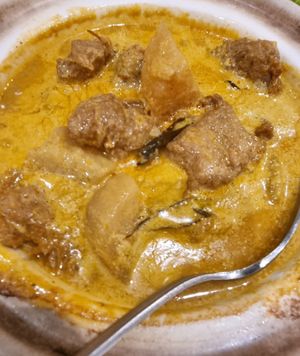 Mutton curry at Lotus Vegetarian 莲心 - Novena in Central Singapore