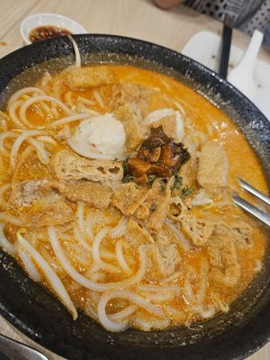 Laksa ~ 16/12/23 at Lotus Vegetarian 莲心 - Novena in Central Singapore