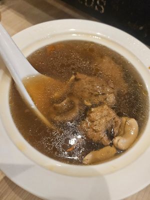Assorted mushroom soup ~ 16/12/23 at Lotus Vegetarian 莲心 - Novena in Central Singapore