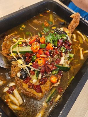 Sichuan mala grilled hooish ~ 16/12/23 at Lotus Vegetarian 莲心 - Novena in Central Singapore