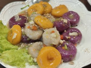 truffle abacus trio at Lotus Vegetarian 莲心 - Novena in Central Singapore