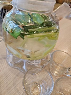 Pandan Lemongrass Tea ~ 20/2/24 at Lotus Vegetarian 莲心 - Novena in Central Singapore