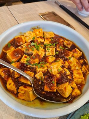 Mapo Tofu ~ 20/2/24 at Lotus Vegetarian 莲心 - Novena in Central Singapore