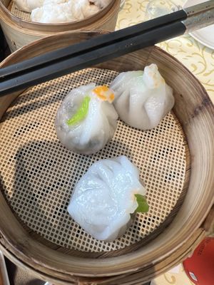 Truffle dumplings   at Lotus Vegetarian 莲心 - Novena in Central Singapore