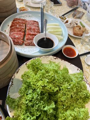 Roasted meat  at Lotus Vegetarian 莲心 - Novena in Central Singapore