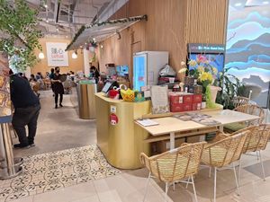 Entrance on level two! at Lotus Vegetarian 莲心 - Novena in Central Singapore