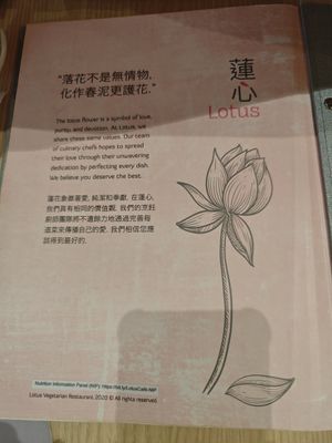  at Lotus Vegetarian 莲心 - Novena in Central Singapore