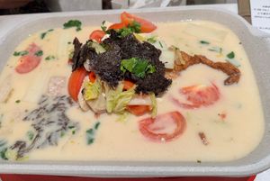 Teo Chew Grilled Fish $32 #Veganuary at Lotus Vegetarian 莲心 - Novena in Central Singapore