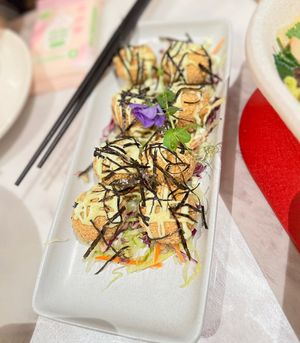 Tofu Balls  #Veganuary at Lotus Vegetarian 莲心 - Novena in Central Singapore