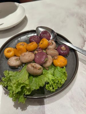 Colourful at Lotus Vegetarian 莲心 - Novena in Central Singapore