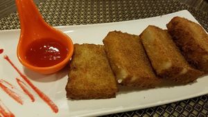 radish cake at Lotus Vegetarian 莲心 - Novena in Central Singapore