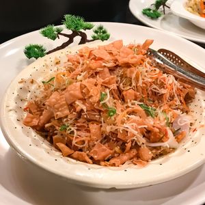 Yu Sheng at Lotus Vegetarian 莲心 - Novena in Central Singapore