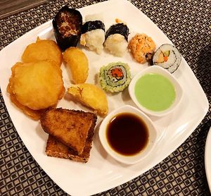 Yummy food  at Lotus Vegetarian 莲心 - Novena in Central Singapore