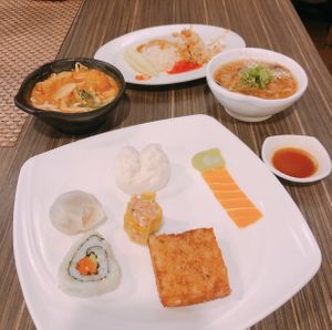 Buffet situation! at Lotus Vegetarian 莲心 - Novena in Central Singapore