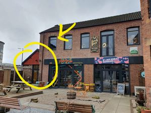 Great location off the main street. Outdoor seating too! at Vivi's Deli in Glasgow