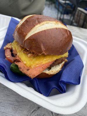 Burger   at Vivi's Deli in Glasgow