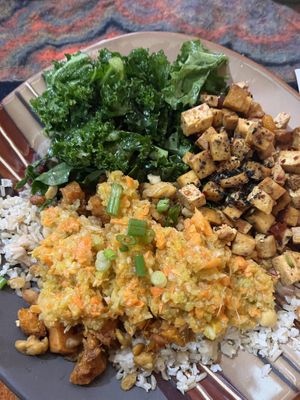 Buddha Bowl with Tofu.   at Globowl Cafe in Lexington