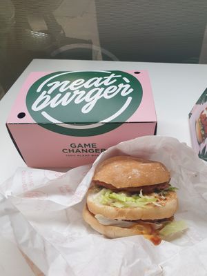 burger at Neat - Camden in North West London