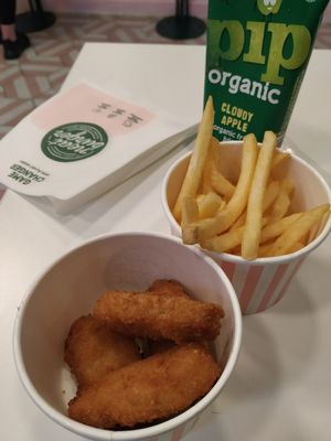 Vegan fast-food. at Neat - Camden in North West London