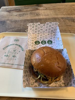Got the veggie crunch burger and it was just fab! 😍  at Neat - Camden in North West London