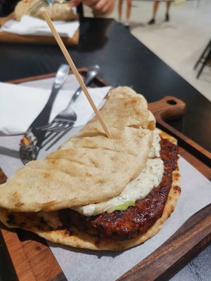 vegan cevap at Vegebar in Belgrade