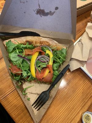 Salad pizza at Whole Foods Market in Lake Grove