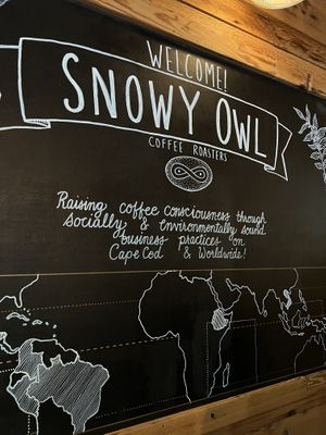   at Snowy Owl Coffee Roasters in Brewster
