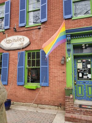 Entrance at Birdie's Cafe in Westminster
