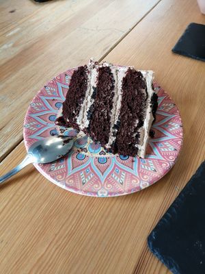 Tarta vegana de oreo at We The North in Tenerife