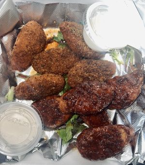 Wingz appetizer  at Planted Soul - Maybe closed in College Park