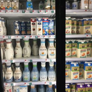 Plant milks at Whole Foods Market - Upper West Side in New York City