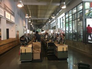 Checkout line at Whole Foods Market - Upper West Side in New York City