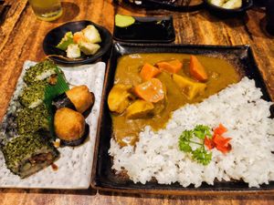 Curry rice set at Kinsahi - Mid Valley Southkey in Johor Bahru