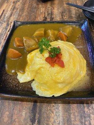 Jap omelette curry rice  at Kinsahi - Mid Valley Southkey in Johor Bahru